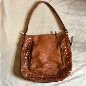 Genuine brown  leather hobo bag from BED|STU
